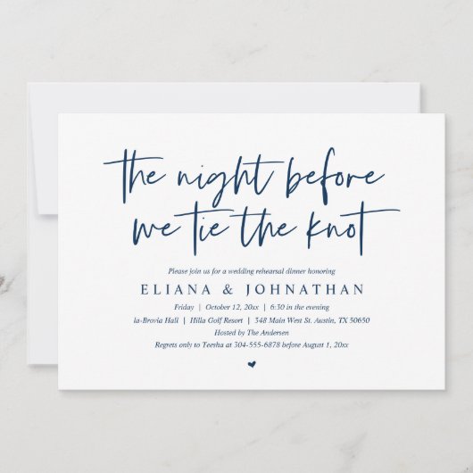 Voordat we trouwen, huwelijksrepetitie diner I Kaart (Voorkant)