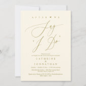 Voordat we zeggen "Ik doe", bruiloft repetitie din Kaart (Voorkant)