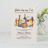 Voordat ze zeggen dat ik bier wijn whisky Verlovin Kaart (Staand voorkant)