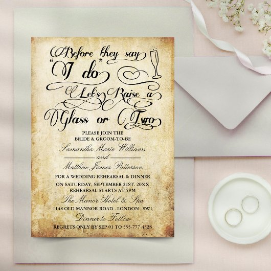 Voordat ze zeggen dat ik een glas of twee moet lat kaart