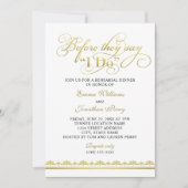 Voordat ze zeggen dat ik een gouden bruiloft repet kaart (Voorkant)