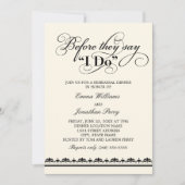 Voordat ze zeggen dat ik een zwarte repetitie dine kaart (Voorkant)