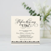 Voordat ze zeggen dat ik een zwarte repetitie dine kaart (Staand voorkant)