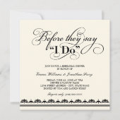 Voordat ze zeggen dat ik een zwarte repetitie dine kaart (Voorkant)