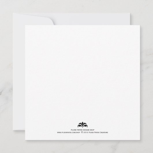 Voordat ze zeggen dat ik een zwarte repetitie dine kaart (Achterkant)