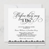 Voordat ze zeggen dat ik een zwarte repetitie dine kaart (Voorkant)