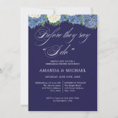 Voordat ze zeggen dat ik elegante Hydrangeas repet Kaart (Voorkant)