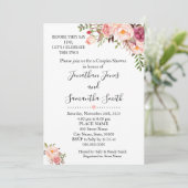 Voordat ze zeggen dat ik koppels douche roze bruil kaart (Staand voorkant)