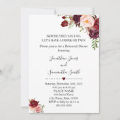 Voordat ze zeggen dat ik marsala repetitief diner kaart (Voorkant)