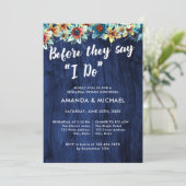 Voordat ze zeggen dat ik rustiek hout repetitie di kaart (Staand voorkant)