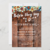 Voordat ze zeggen dat ik rustieke BBQ repetitie di Kaart (Voorkant)