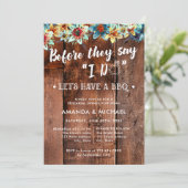 Voordat ze zeggen dat ik rustieke BBQ repetitie di Kaart (Staand voorkant)