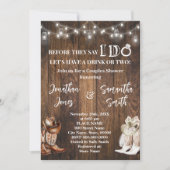 Voordat zeggen dat ik doe koppels douchen Western  Kaart (Voorkant)