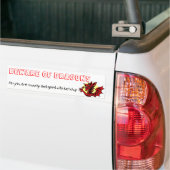 VOORDEEL VAN DE TEKSTEN BUMPERSTICKER (Op Truck)