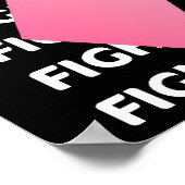 Voordeel voor kankerbestrijding poster (Hoek)