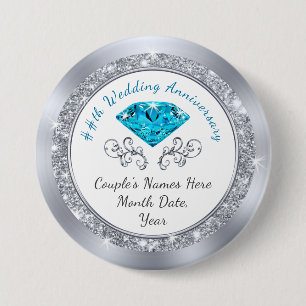 Voordeel voor voordelige Jubilea, speciaal geperso Ronde Button 7,6 Cm