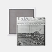 Voordeksel van 'The Daily Mirror' Magneet (Voorkant / Achterkant)