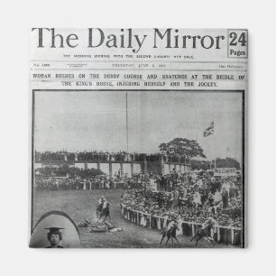 Voordeksel van 'The Daily Mirror' Magneet