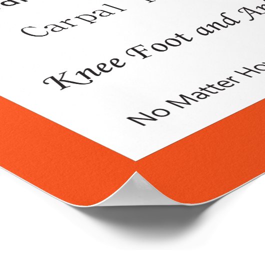 Voordelen van het Poster Chiropractic Care Aanpass (Hoek)