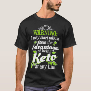 Voordelen van Keto Funny Diet Womens  T-shirt