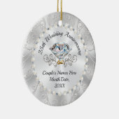 Voordelig aangepast 25e Jubileum Ornament (Rechts)