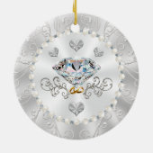 Voordelig aangepast 25e Jubileum Ornament (Achterkant)