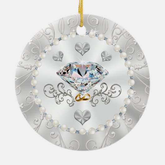 Voordelig aangepast 25e Jubileum Ornament (Achterkant)