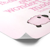 Voordelig en stijlvol 8 x 10 afdrukken - Roze Poster (Hoek)