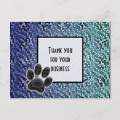 Voordelig Hartelijk dank voor uw dierenpaspoort vo Briefkaart (Voorkant)