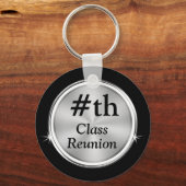 Voordelig, klassenreünie, om het even welke kleur sleutelhanger (Achterkant)