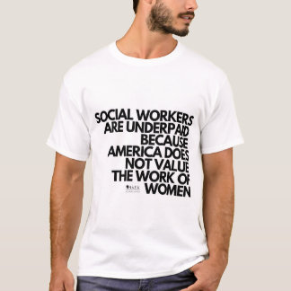 Voordelig sociaal werk t-shirt