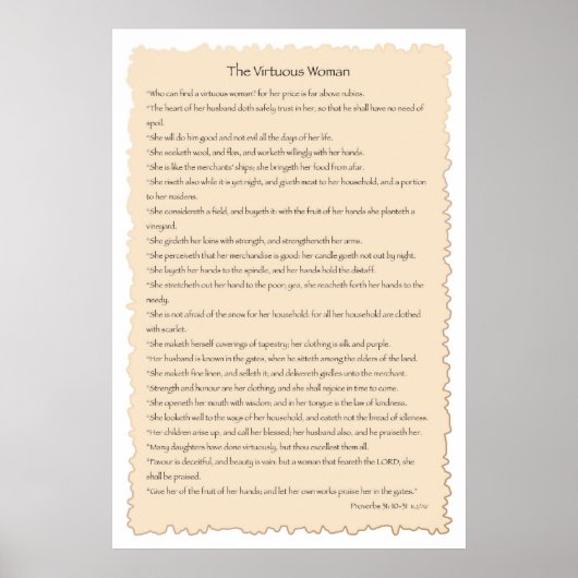 Voordelige perkamentafdrukken poster (Voorkant)