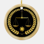 Voordelige persoonlijke Ornamenten van advocaten, (Achterkant)