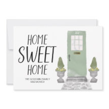 Voordeur Home Sweet Home We zijn verhuisd