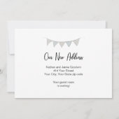 Voordeur Home Sweet Home We zijn verhuisd Aankondiging (Achterkant)