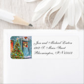 Voordeur krans Personaliseer retour adres Etiket (Insitu)