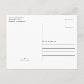 Voordeur met huisnummer en grote beweging aankondigingskaart (Achterkant)