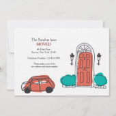 Voordeur Verhuisaankondiging Aankondiging (Voorkant)