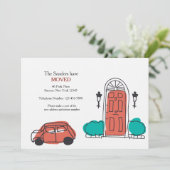 Voordeur Verhuisaankondiging Aankondiging (Staand voorkant)