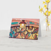 Voordeurlantaarn Kaart (Gele Bloem)