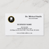 Voordracht voor professionele tandheelkunde afsprakenkaartje (Voorkant)