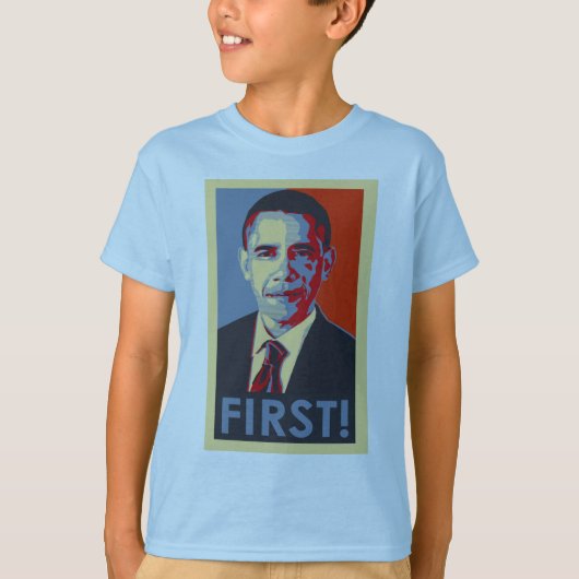 Vooreerst Obama! T-shirt kind (Voorkant)
