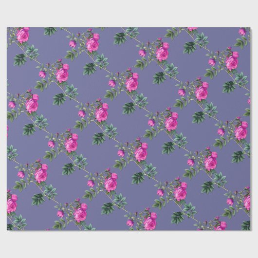 Vooreeuwig Roos Cadeaupapier (Vlak)