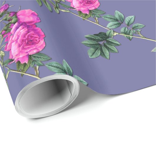 Vooreeuwig Roos Cadeaupapier (Rol Hoek)