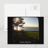 Voorgazon in Esalen, Big Sur Briefkaart (Voorkant / Achterkant)
