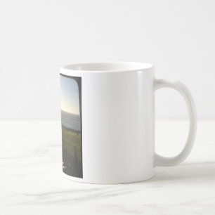 Voorgazon in Esalen, Big Sur Koffiemok