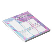 Voorgedrukte dagelijkse mindfulness gewoonte track notitieblok (Schuin)