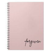 Voorgegeven minimalistisch Christelijk geloof Noti Notitieboek (Voorkant)