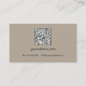 Voorgemaakte Quilts  Quarter Material Shop Visitekaartje (Achterkant)