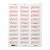 Voorgeprogrammeerd Liefdesfolie Retouradres Etiket (Full Sheet)
